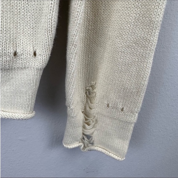 Wildfox Mermaid Distressed Pullover Sweater - Picture 7 of 9